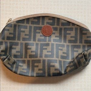 Vintage Fendi small cosmetic bag